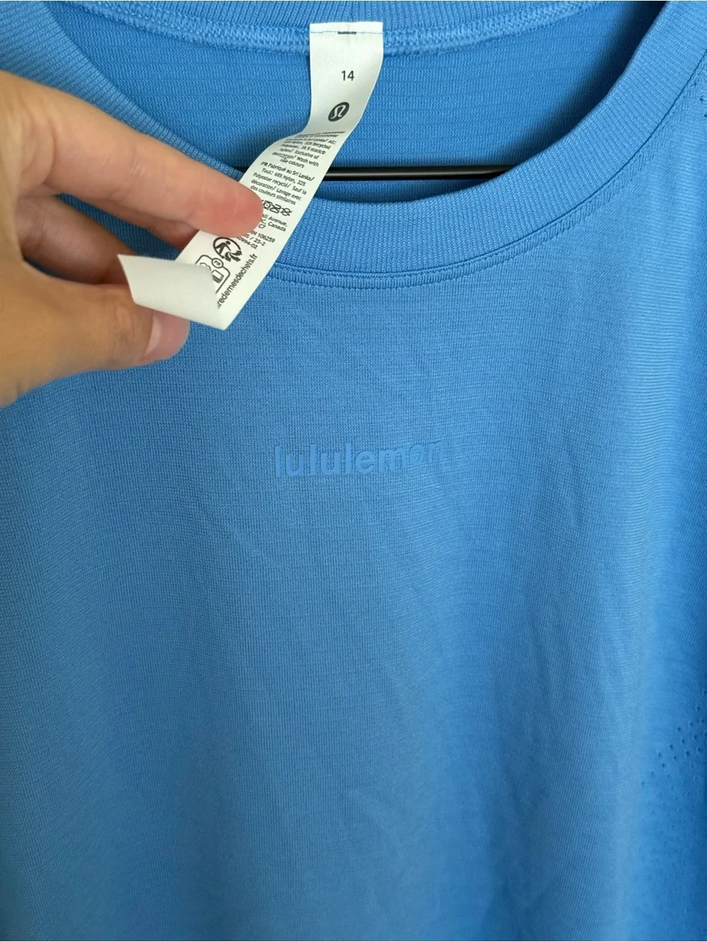 LULULEMON Swiftly High-Low Cropped Short-Sleeve Shirt